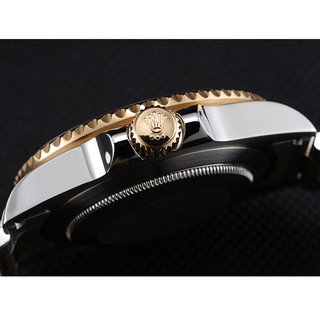 Aaa replica watch Dial Black Black Swiss 80295 Bezel GMT Master Rolex 0728